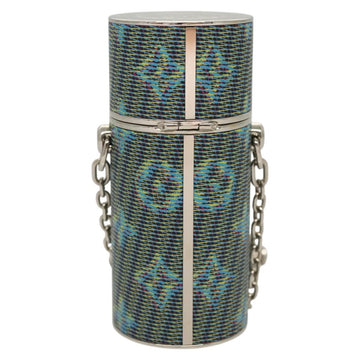 LOUIS VUITTON Monogram LV Pop Chain Lipstick Case Blue MP2536 LV Auth 125431 - 0