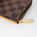LOUIS VUITTON Damier Evasion Zippy Wallet Long Wallet N61240 LV Auth 125449-15