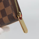 LOUIS VUITTON Damier Evasion Zippy Portemonnee Lange Portemonnee N61240 LV Auth 125449-8
