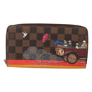 LOUIS VUITTON Damier Evasion Zippy Wallet Long Wallet N61240 LV Auth 125449-13