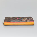 LOUIS VUITTON Damier Evasion Zippy Portemonnee Lange Portemonnee N61240 LV Auth 125449-6