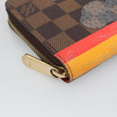 LOUIS VUITTON Damier Evasion Zippy Wallet Long Wallet N61240 LV Auth 125449-14
