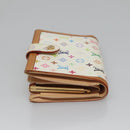 LOUIS VUITTON Multicolor Portefeuille Viennois Wallet White M92987 Auth 125462-4
