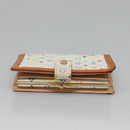 LOUIS VUITTON Multicolor Portefeuille Viennois Wallet White M92987 Auth 125462-5