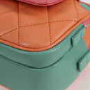 CHANEL Matelasse Chain Waist bag Leather Pink Gold CC Auth 125467SAM-13