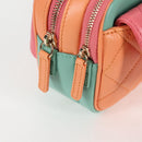 CHANEL Matelasse Chain Waist bag Leather Pink Gold CC Auth 125467SAM-23