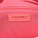 CHANEL Matelasse Chain Waist bag Leather Pink Gold CC Auth 125467SAM-24