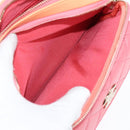 CHANEL Matelasse Chain Waist bag Leather Pink Gold CC Auth 125467SAM-30