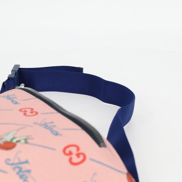 GUCCI THE Jetsons Children's Body Bag PVC Leather Pink 502095 Auth 125477M