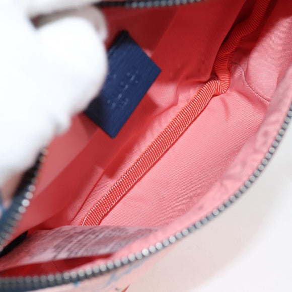 GUCCI THE Jetsons Children's Body Bag PVC Leather Pink 502095 Auth 125477M