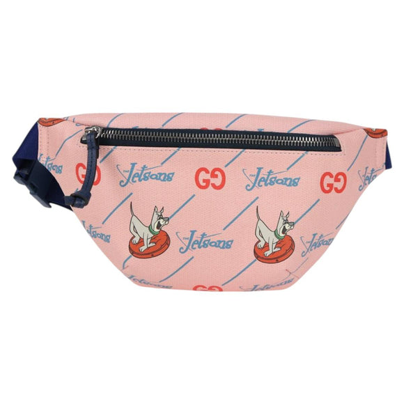GUCCI THE Jetsons Children's Body Bag PVC Leather Pink 502095 Auth 125477M
