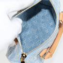LOUIS VUITTON Monogram Denim Nano Speedy Hand Bag Blue M11212 LV Auth 125482SM-16