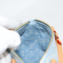 LOUIS VUITTON Monogram Denim Nano Speedy Hand Bag Blue M11212 LV Auth 125482SM-17