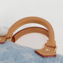 LOUIS VUITTON Monogram Denim Nano Speedy Hand Bag Blue M11212 LV Auth 125482SM-8