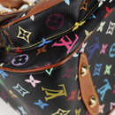 LOUIS VUITTON Monogram Multicolor Rita Tote Bag Black M40126 LV Auth 125485V-13