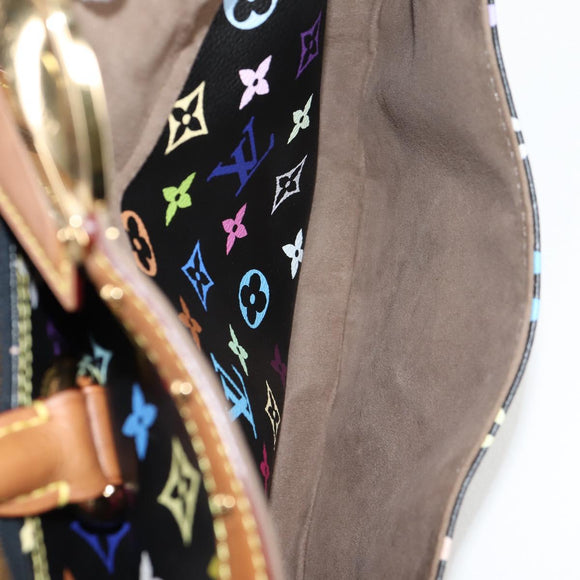 LOUIS VUITTON Monogram Multicolor Rita Tote Bag Black M40126 LV Auth 125485V