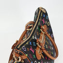 LOUIS VUITTON Monogram Multicolor Rita Tote Bag Black M40126 LV Auth 125485V-6
