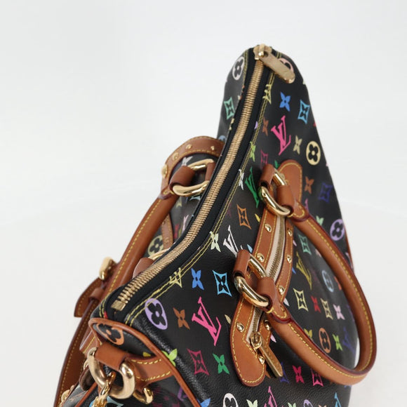 LOUIS VUITTON Monogram Multicolor Rita Tote Bag Black M40126 LV Auth 125485V