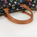 LOUIS VUITTON Monogram Multicolor Rita Tote Bag Black M40126 LV Auth 125485V-7