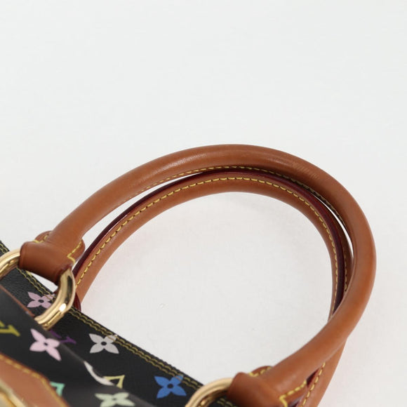 LOUIS VUITTON Monogram Multicolor Rita Tote Bag Black M40126 LV Auth 125485V