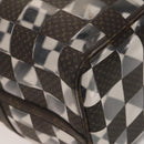 LOUIS VUITTON Monogram chess Keepall Bandouliere 50 Boston M20864 LV Auth 125489-10