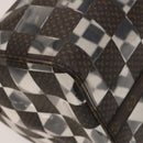 LOUIS VUITTON Monogram chess Keepall Bandouliere 50 Boston M20864 LV Auth 125489-11