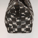 LOUIS VUITTON Monogram chess Keepall Bandouliere 50 Boston M20864 LV Auth 125489-5