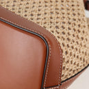 LOUIS VUITTON Noe BB Shoulder Bag Raffia Beige M24722 LV Auth 125491SM-16