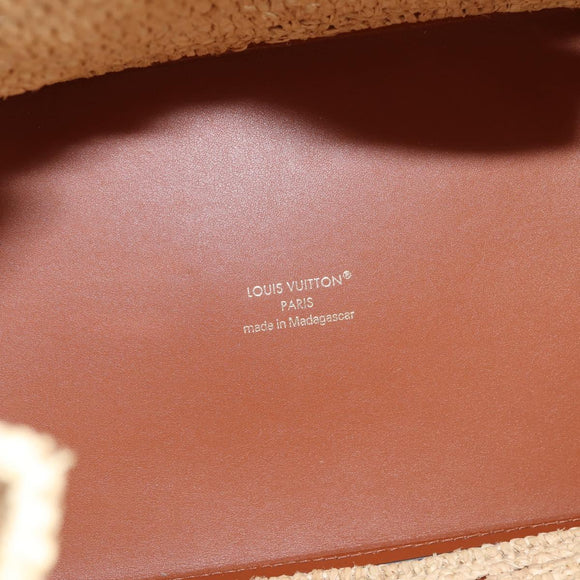 LOUIS VUITTON Noe BB Shoulder Bag Raffia Beige M24722 LV Auth 125491SM