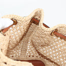 LOUIS VUITTON Noe BB Shoulder Bag Raffia Beige M24722 LV Auth 125491SM-20