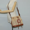 LOUIS VUITTON Noe BB Shoulder Bag Raffia Beige M24722 LV Auth 125491SM-21