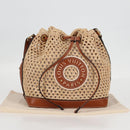LOUIS VUITTON Noe BB Shoulder Bag Raffia Beige M24722 LV Auth 125491SM-12