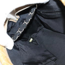 CHANEL Chain Shoulder Bag Enamel Beige CC Auth 125492-19