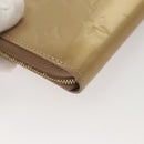 LOUIS VUITTON Vernis Zippy Coin Purse Coin Purse Beige Poodle M91762 Auth 125494-15