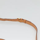 CELINE Macadam Canvas Hand Bag PVC Leather 2way Brown Gold Auth 125507-14