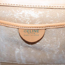 CELINE Macadam Canvas Hand Bag PVC Leather 2way Brown Gold Auth 125507-19
