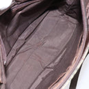 BURBERRY Nova Check Tote Bag Canvas Beige Silver Auth 125511-11