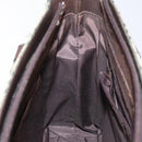 BURBERRY Nova Check Tote Bag Canvas Beige Silver Auth 125511-18