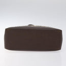 BURBERRY Nova Check Tote Bag Canvas Beige Silver Auth 125511-5