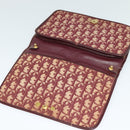 Christian Dior Trotter Canvas Shoulder Bag Red Auth 125514-13