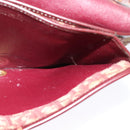 Christian Dior Trotter Canvas Shoulder Bag Red Auth 125514-17