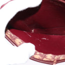 Christian Dior Trotter Canvas Shoulder Bag Red Auth 125514-17