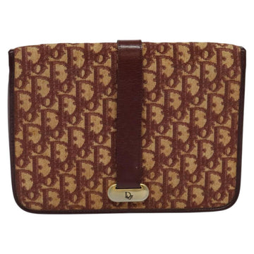 Christian Dior Trotter Canvas Shoulder Bag Red Auth 125514 - 0