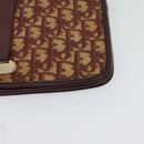 Christian Dior Trotter Canvas Shoulder Bag Red Auth 125514-14