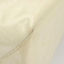 LOUIS VUITTON Monogram Vernis Reade PM Hand Bag Perle M91336 LV Auth 125524-14