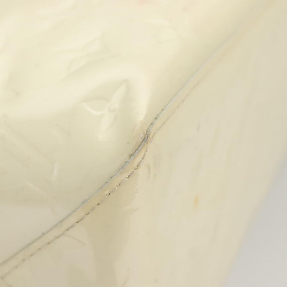 LOUIS VUITTON Monogram Vernis Reade PM Hand Bag Perle M91336 LV Auth 125524