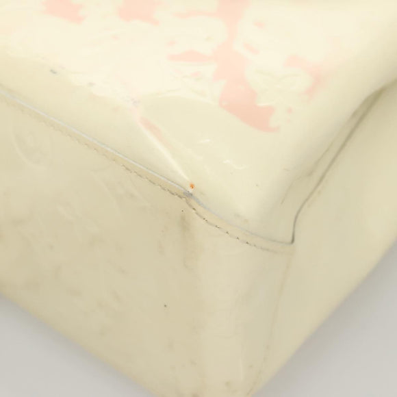 LOUIS VUITTON Monogram Vernis Reade PM Hand Bag Perle M91336 LV Auth 125524