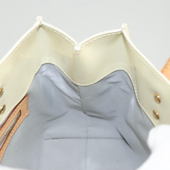 LOUIS VUITTON Monogram Vernis Reade PM Hand Bag Perle M91336 LV Auth 125524