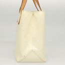 LOUIS VUITTON Monogram Vernis Reade PM Hand Bag Perle M91336 LV Auth 125524-3