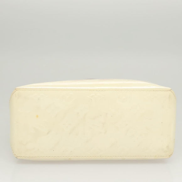 LOUIS VUITTON Monogram Vernis Reade PM Hand Bag Perle M91336 LV Auth 125524